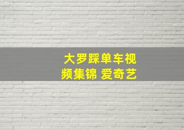 大罗踩单车视频集锦 爱奇艺